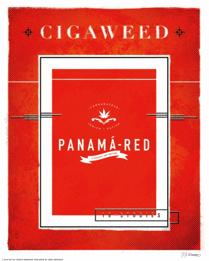 Panama Red art print by JJ Brando for $57.95 CAD
