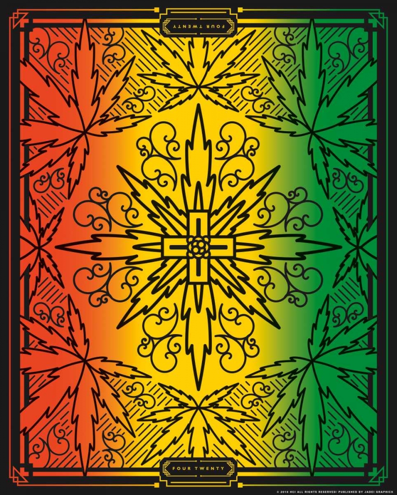 420 Rasta art print by JJ Brando for $57.95 CAD