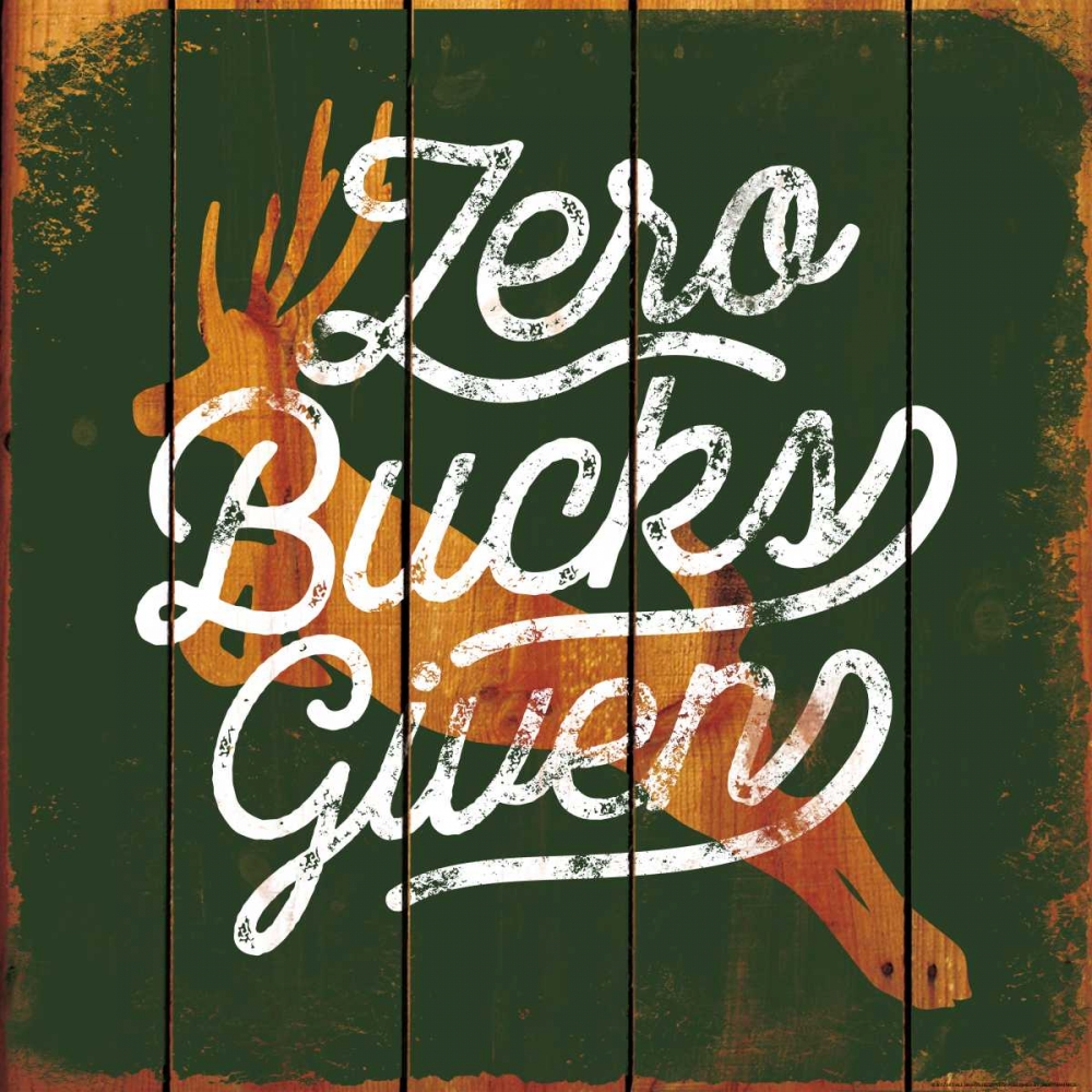 Zero Bucks art print by JJ Brando for $57.95 CAD