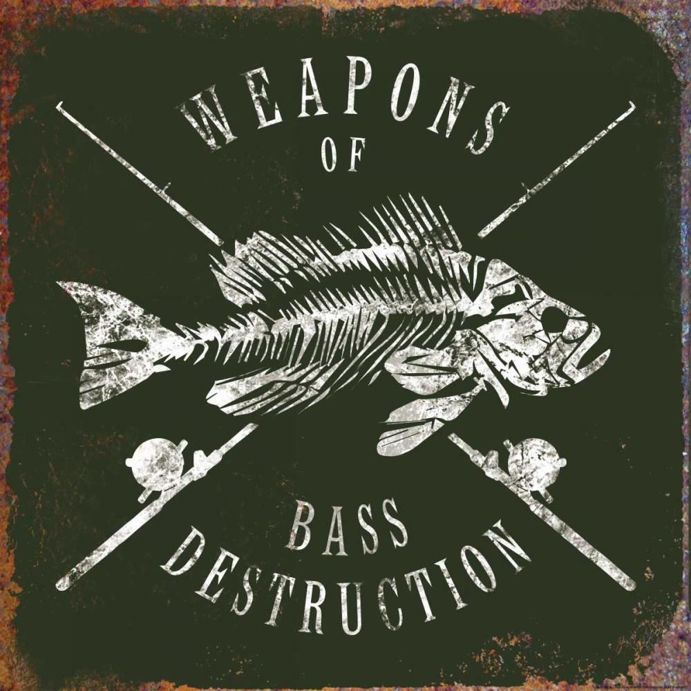 Weapons Of Bass art print by JJ Brando for $57.95 CAD