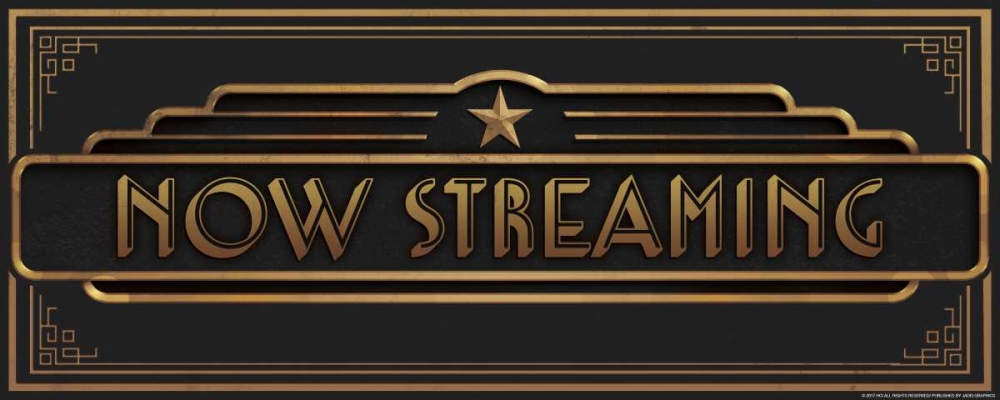 Now Streaming art print by JJ Brando for $57.95 CAD