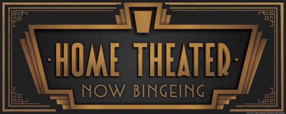 Home Theater art print by JJ Brando for $57.95 CAD