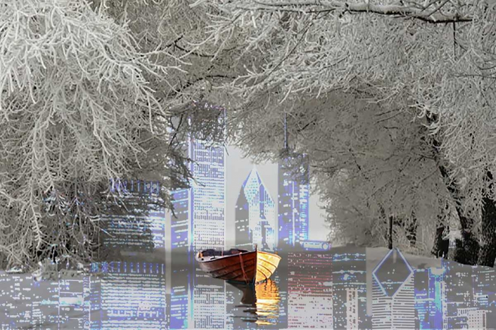 Skyline art print by Kat for $57.95 CAD