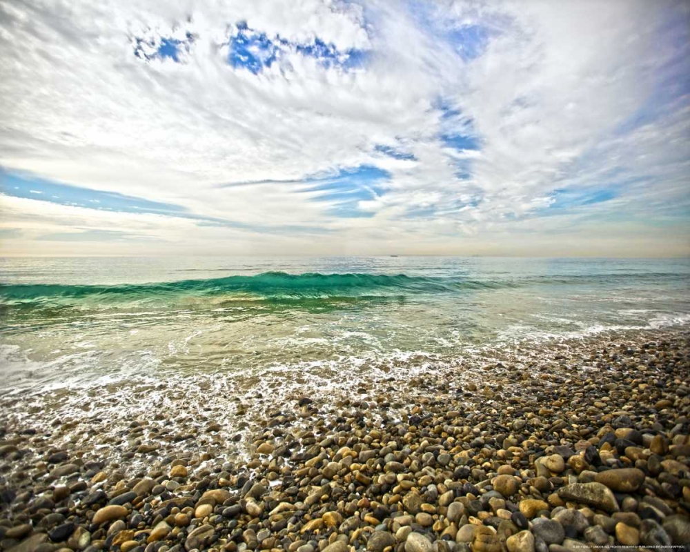 Emerald Wave art print by Sally Linden for $57.95 CAD