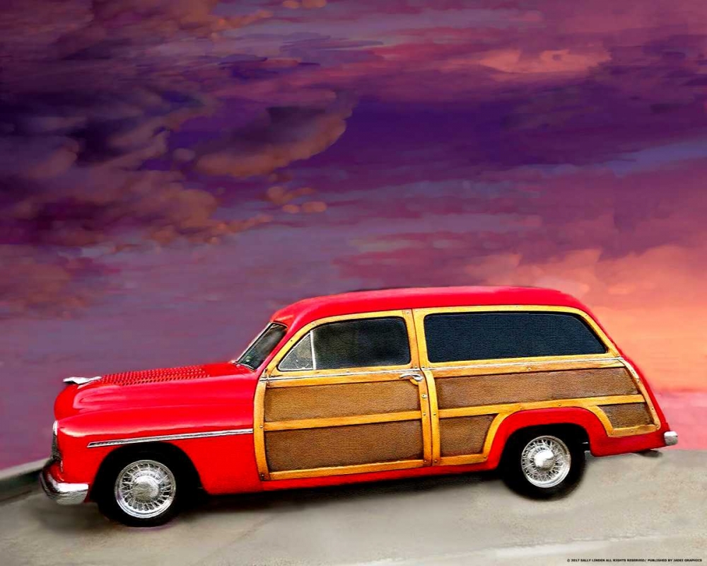 Red Woody art print by Sally Linden for $57.95 CAD