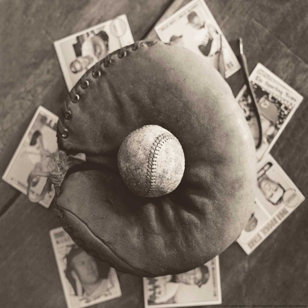 Baseball Cards art print by Judy B. Messer for $57.95 CAD