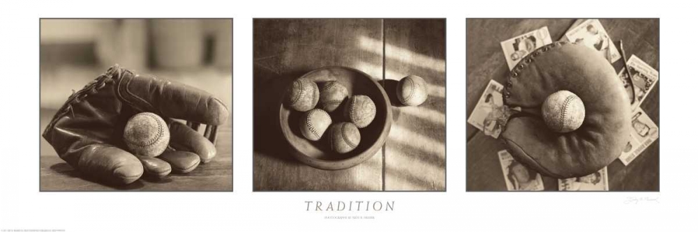 Tradition Triptych W Border art print by Judy B. Messer for $57.95 CAD