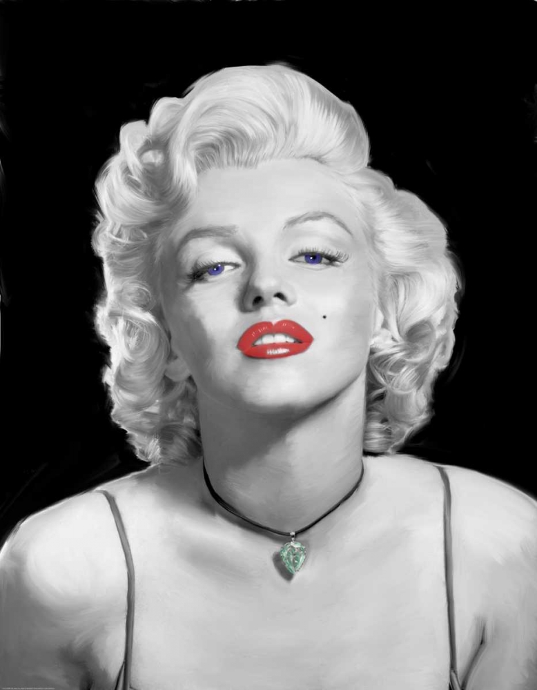 Look Of Love Emerald Heart art print by Jerry Michaels for $57.95 CAD