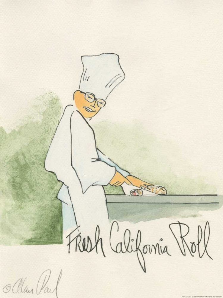 California Roll art print by Alan Paul for $57.95 CAD