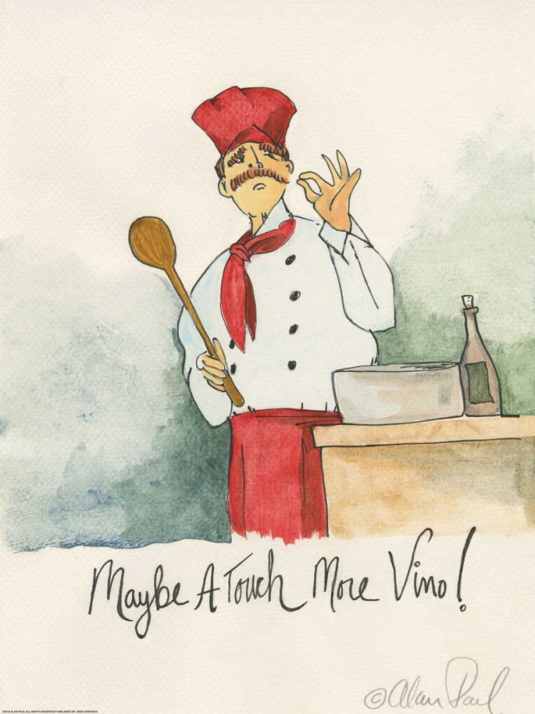 More Vino art print by Alan Paul for $57.95 CAD