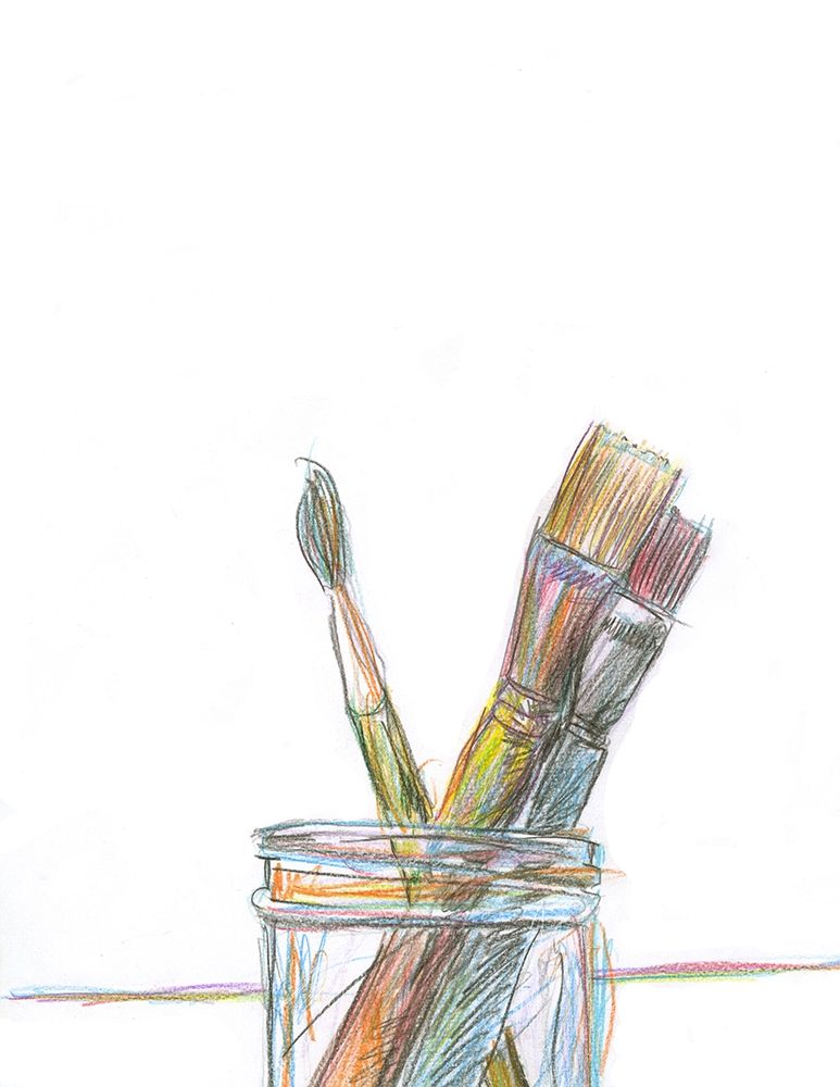 Brushes art print by Alan Segal for $57.95 CAD