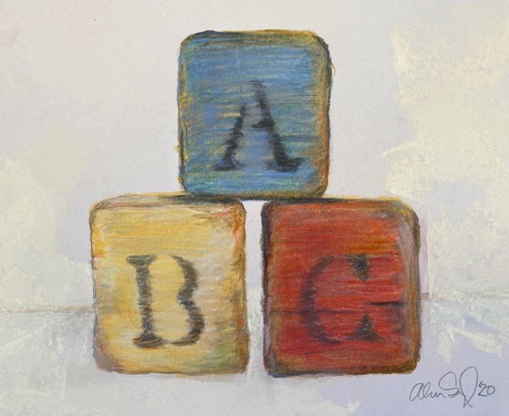 ABC art print by Alan Segal for $57.95 CAD