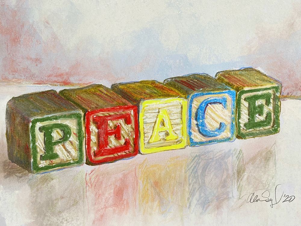 Peace art print by Alan Segal for $57.95 CAD