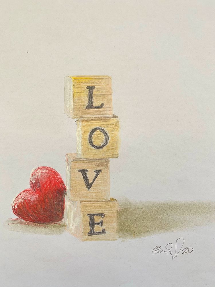 Love art print by Alan Segal for $57.95 CAD