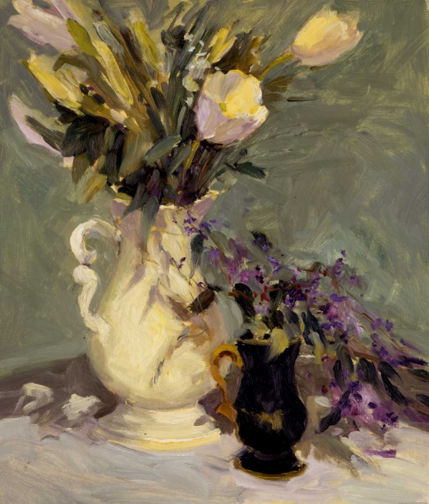 Tulips And Lavender art print by Allayn Stevens for $57.95 CAD