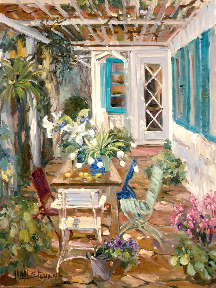 Summer Garden art print by Allayn Stevens for $57.95 CAD