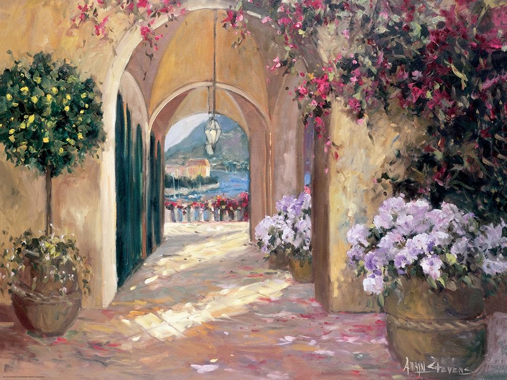 Seaside Portico art print by Allayn Stevens for $57.95 CAD
