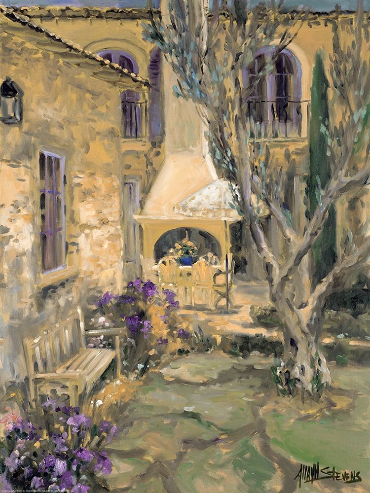 Peaceful Patio art print by Allayn Stevens for $57.95 CAD