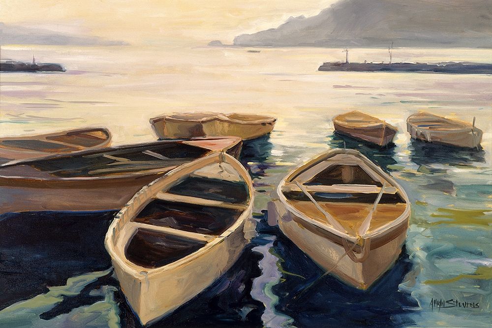 Sunset Marina art print by Allayn Stevens for $57.95 CAD