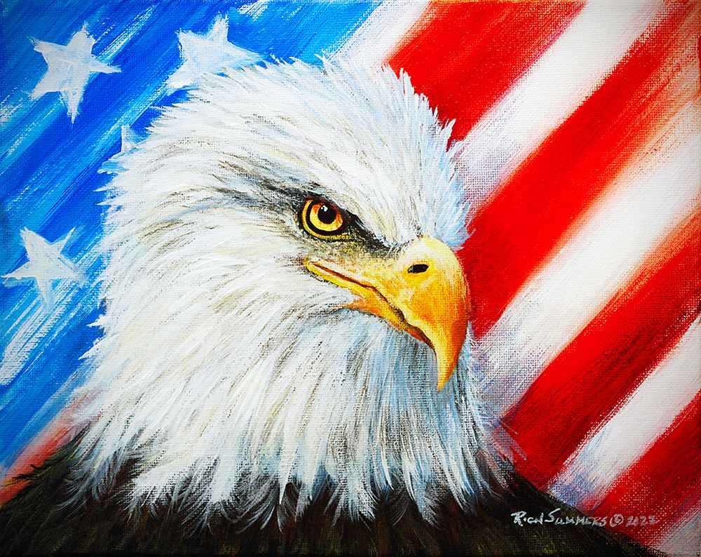American Eagle art print by Richard Summers for $57.95 CAD