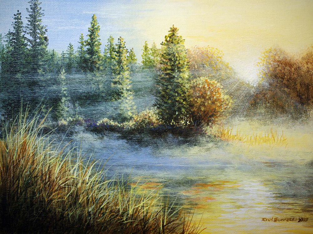 Lake Morn art print by Richard Summers for $57.95 CAD