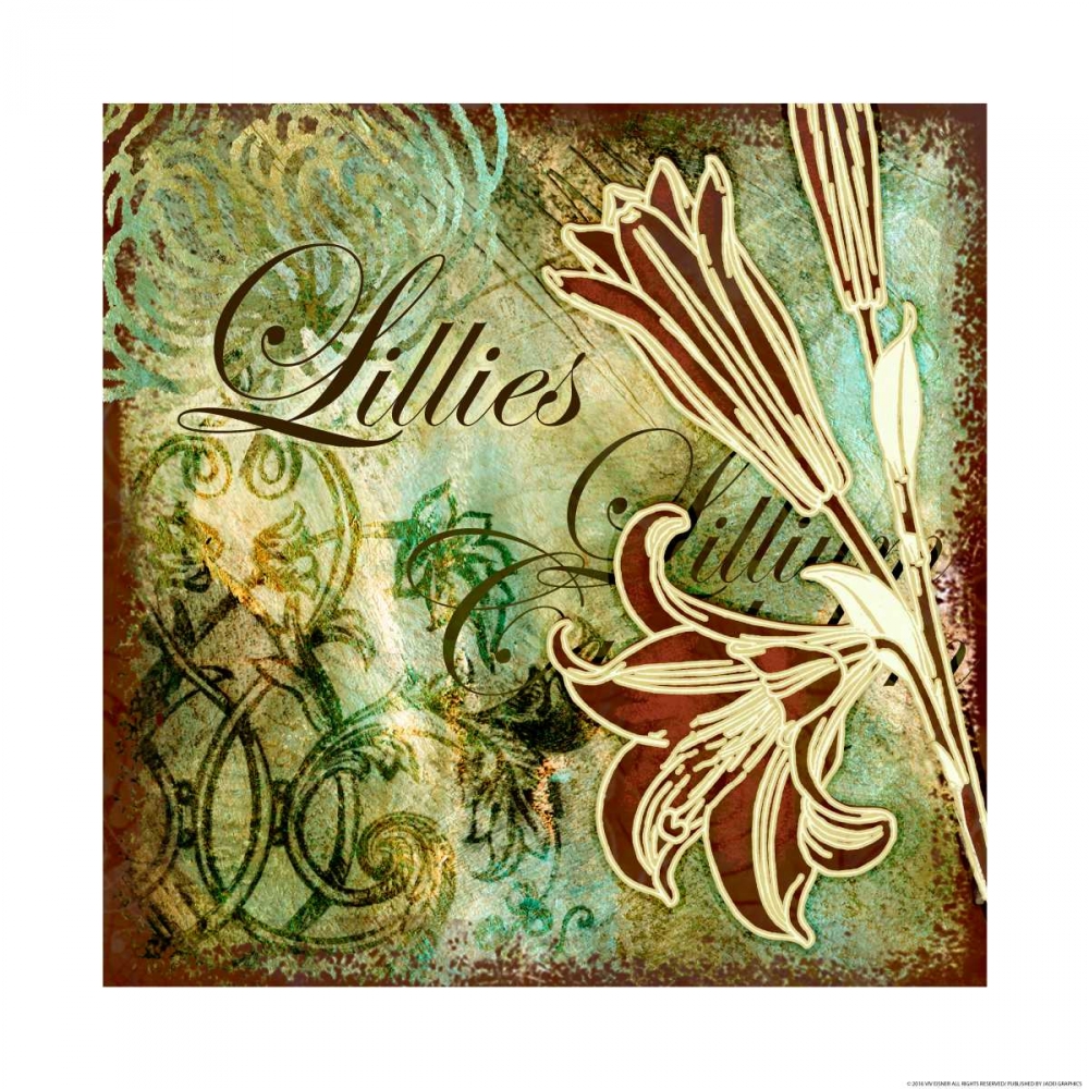 Lillies 1 art print by Viv Eisner for $57.95 CAD