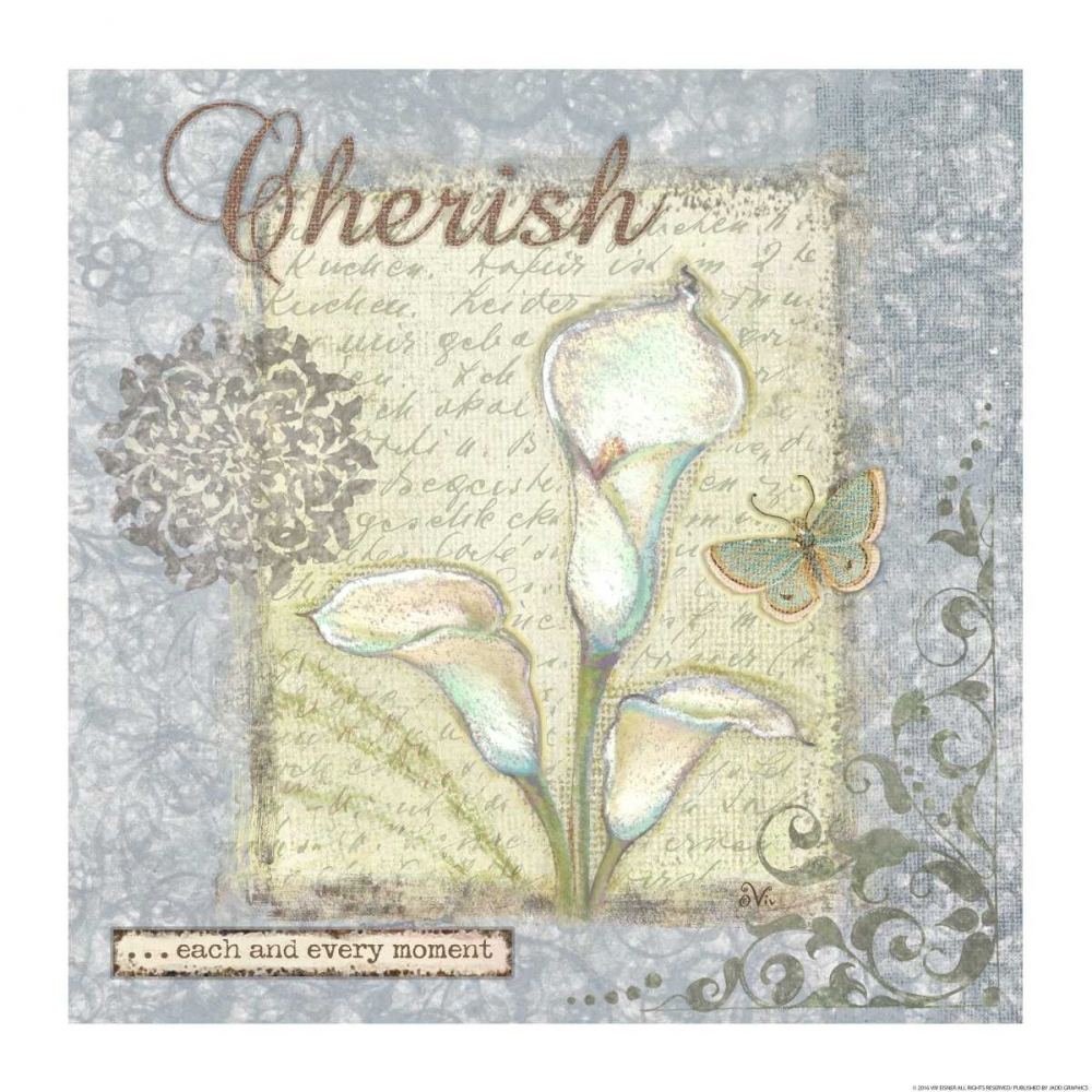 Word 2 Cherish art print by Viv Eisner for $57.95 CAD