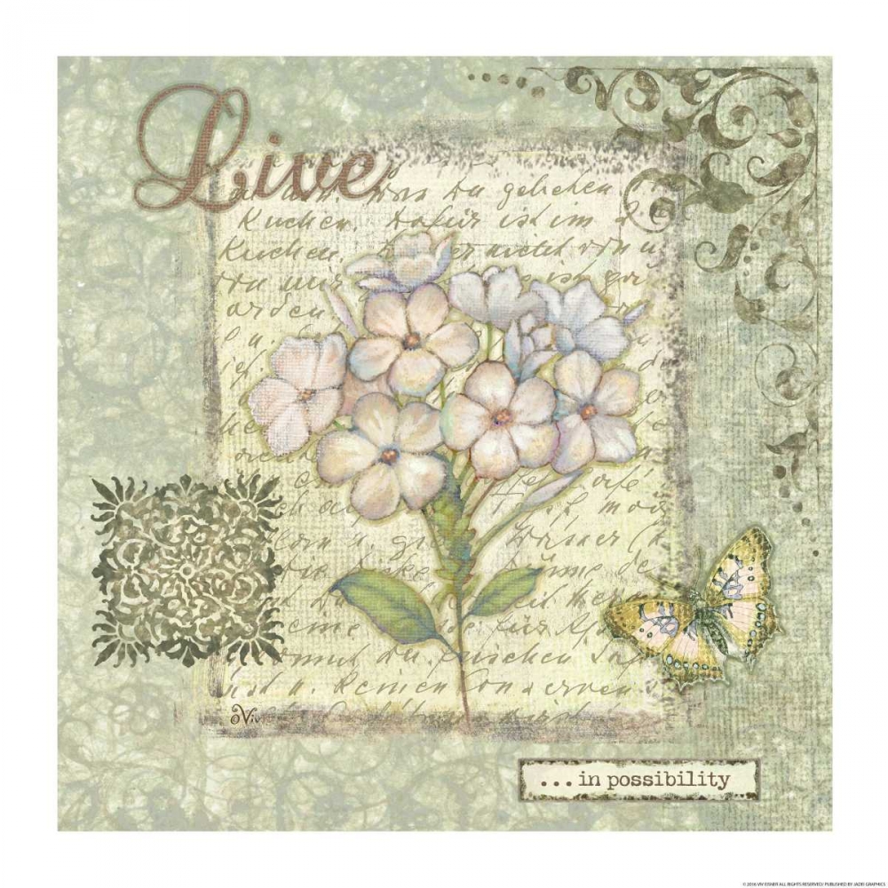 Word 4 Live art print by Viv Eisner for $57.95 CAD