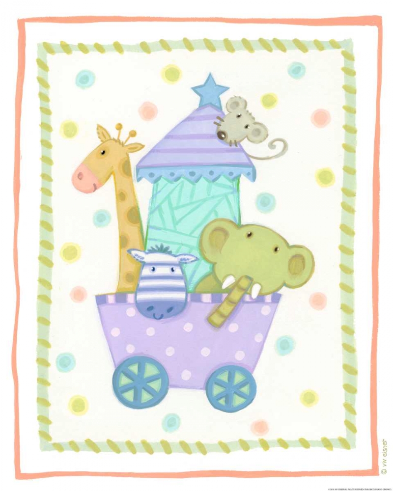 Animal Cart art print by Viv Eisner for $57.95 CAD