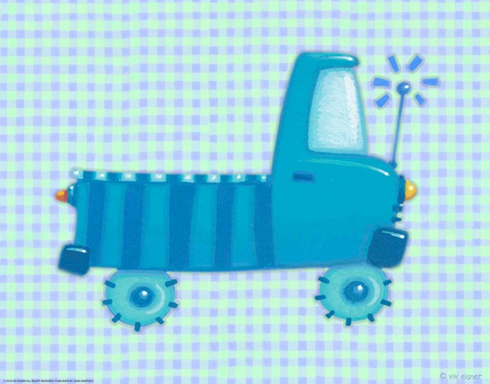 Blue Truck art print by Viv Eisner for $57.95 CAD