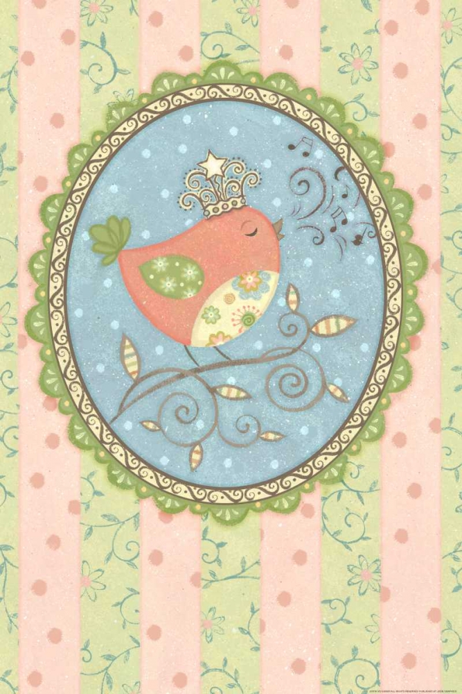 Tweeting Bird art print by Viv Eisner for $57.95 CAD