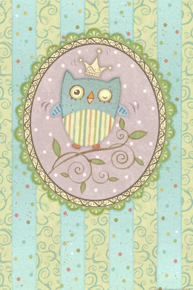 Winking Owl art print by Viv Eisner for $57.95 CAD