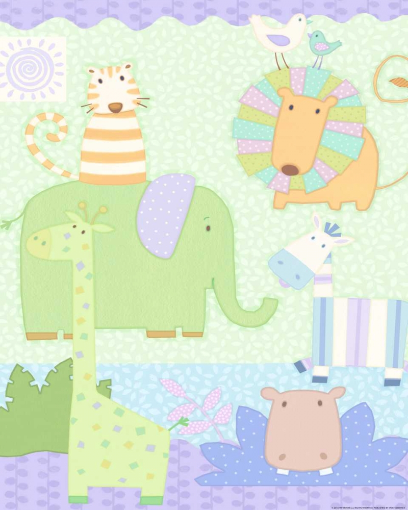 Zoo Time 2 art print by Viv Eisner for $57.95 CAD