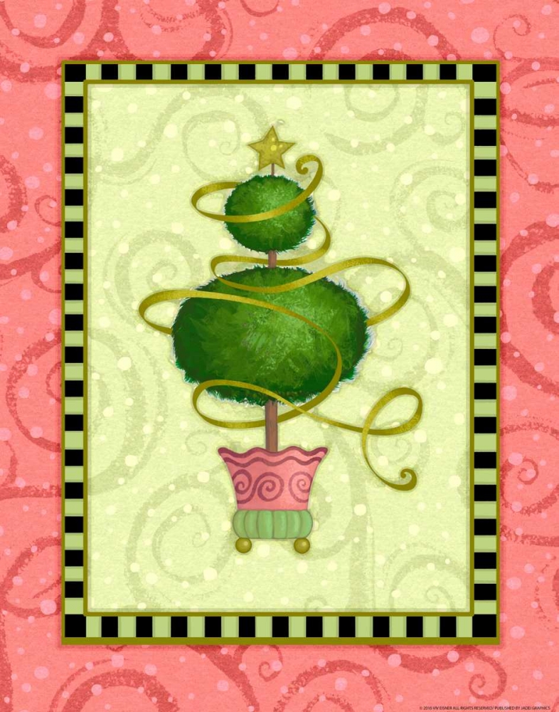 Holiday Tree 1 art print by Viv Eisner for $57.95 CAD
