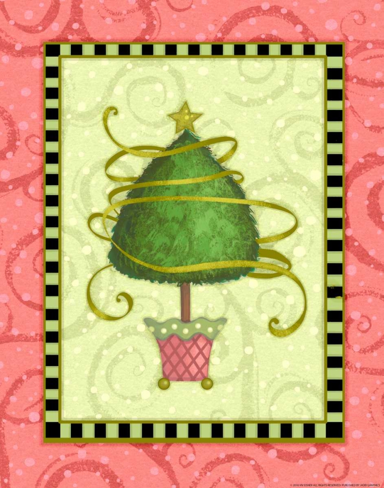 Holiday Tree 3 art print by Viv Eisner for $57.95 CAD