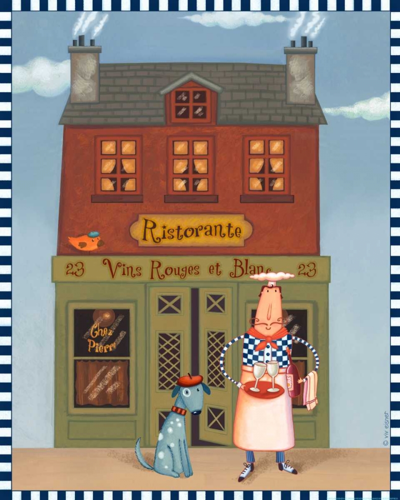 Chef 8 Ristorante art print by Viv Eisner for $57.95 CAD