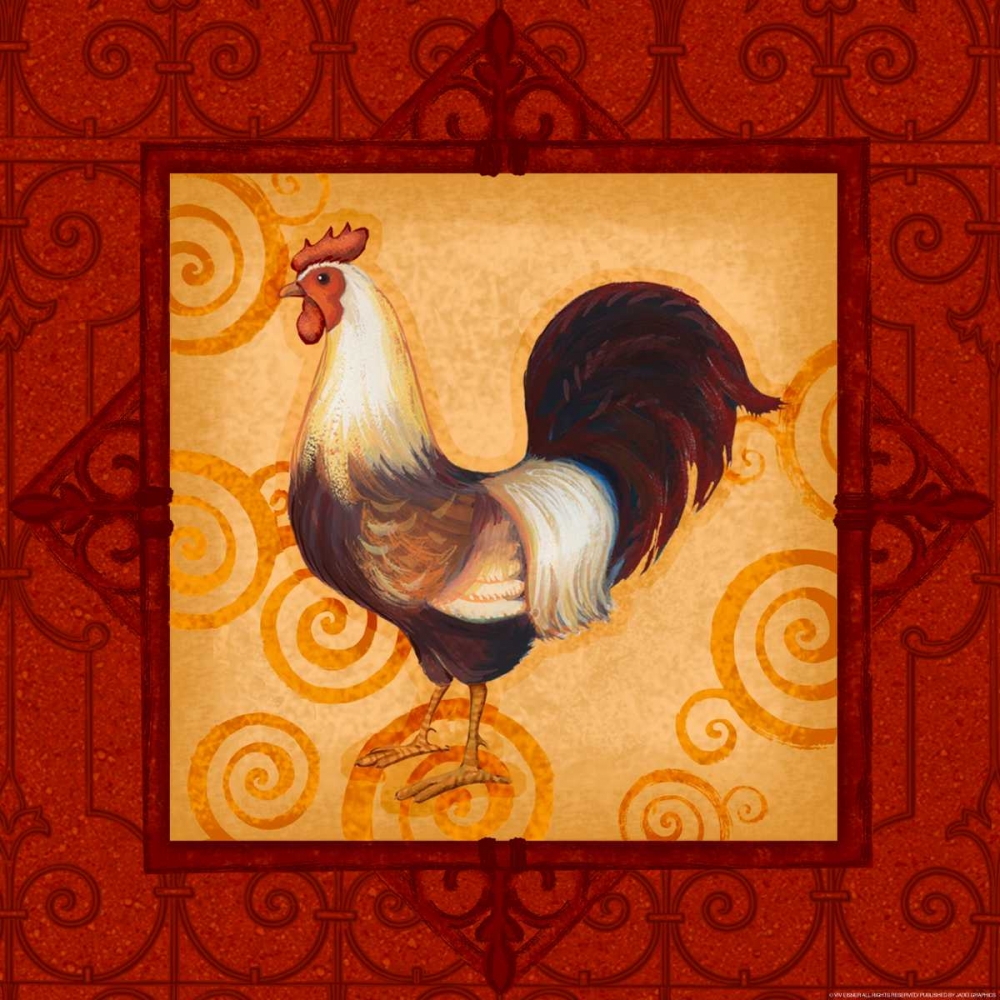 Rooster 2 art print by Viv Eisner for $57.95 CAD
