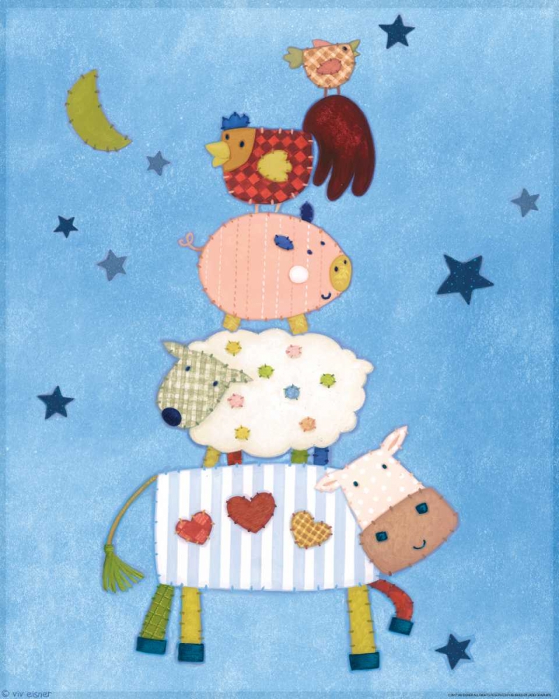 Farm Friends art print by Viv Eisner for $57.95 CAD