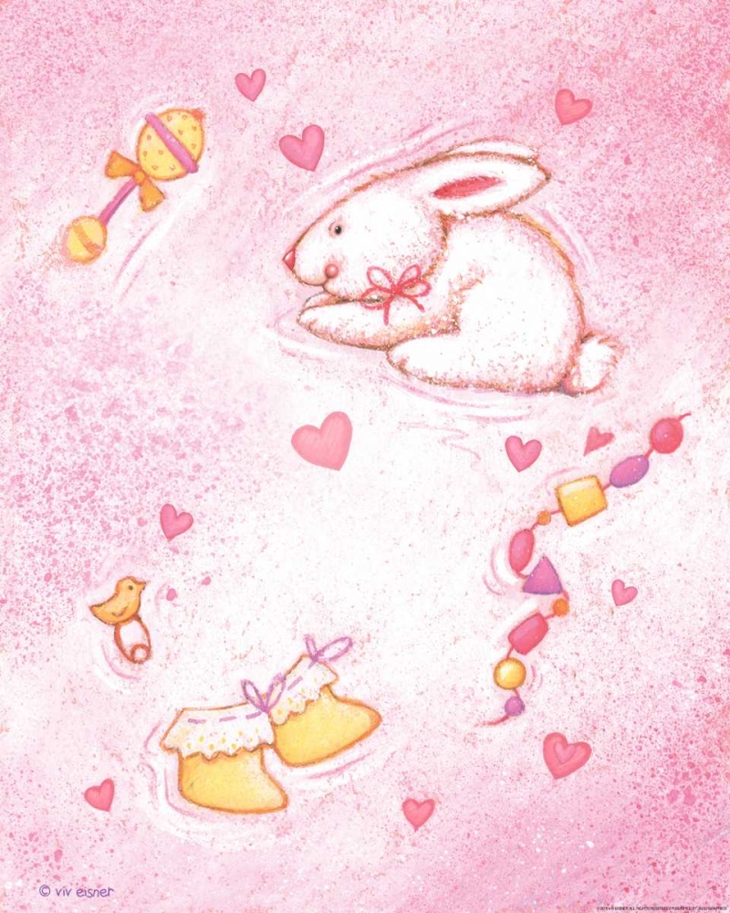 Nursery 1 Bunny art print by Viv Eisner for $57.95 CAD