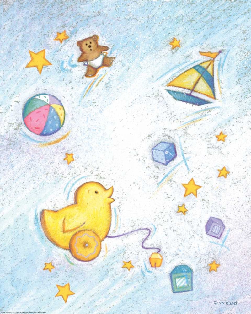 Nursery 2 Chick art print by Viv Eisner for $57.95 CAD