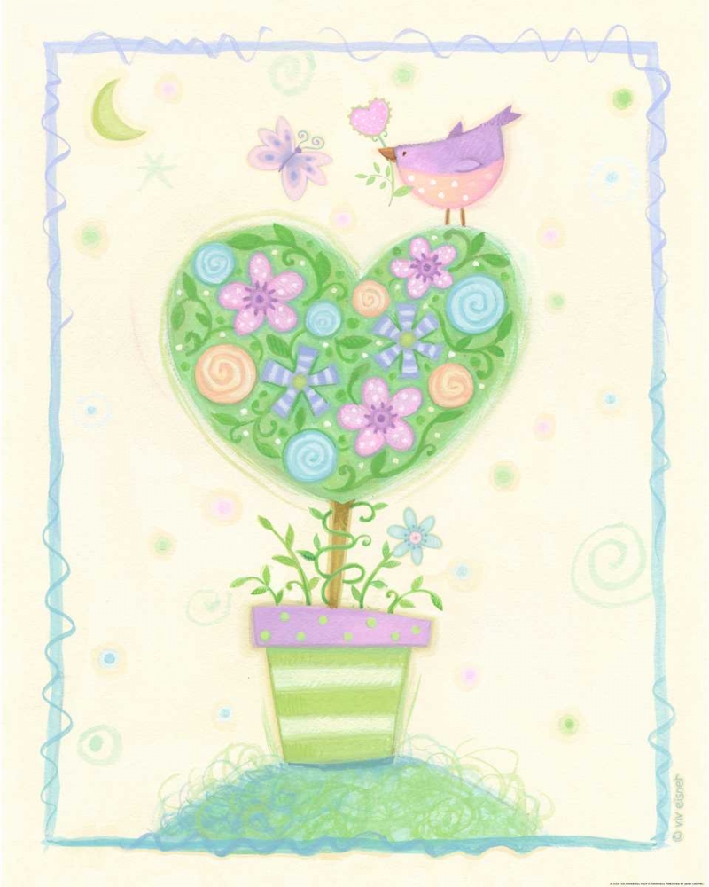 Heart Tree art print by Viv Eisner for $57.95 CAD