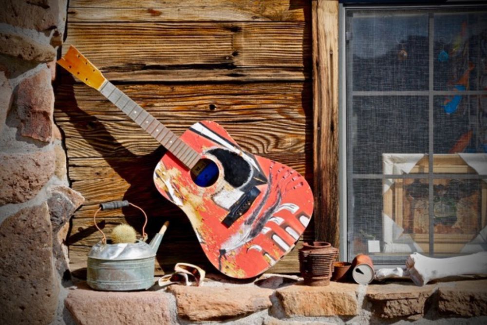 Guitar art print by Susan Vizvary for $57.95 CAD