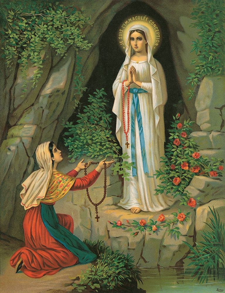 UNSERE LIEBE FRAU VON LOURDES art print by Anonymous for $57.95 CAD