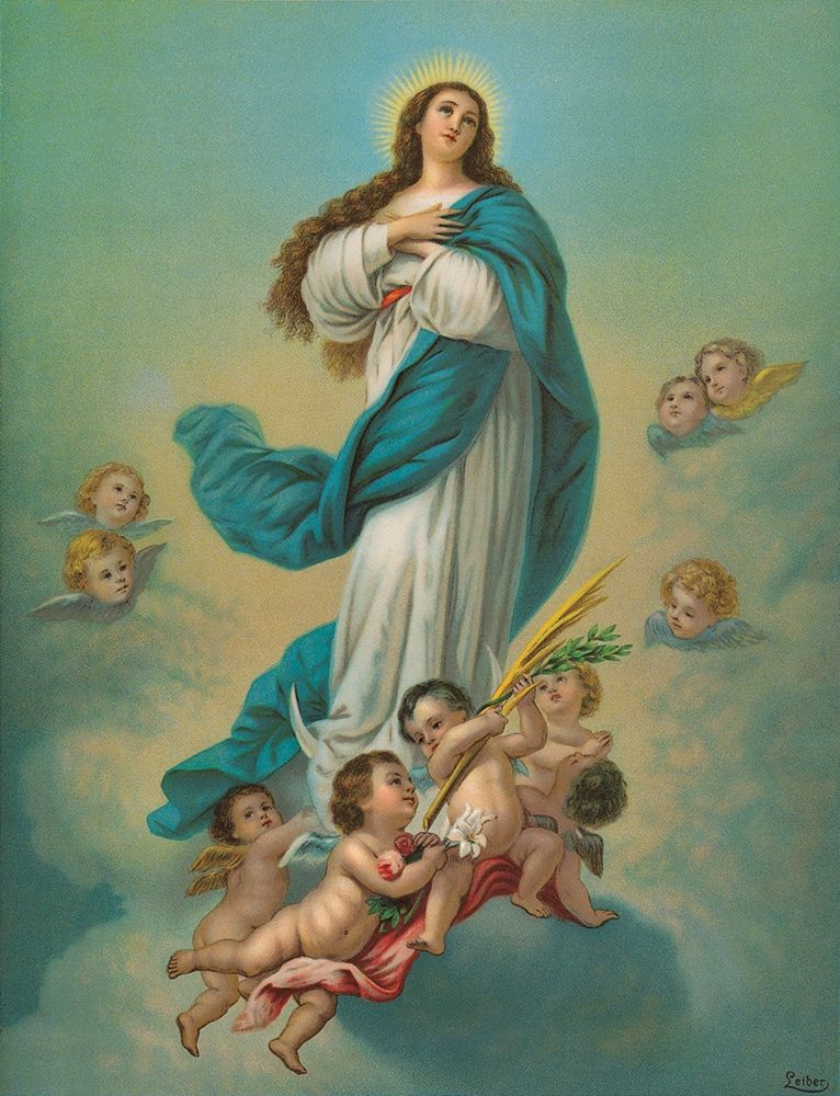 MADONNA MIT ENGELN art print by Anonymous for $57.95 CAD