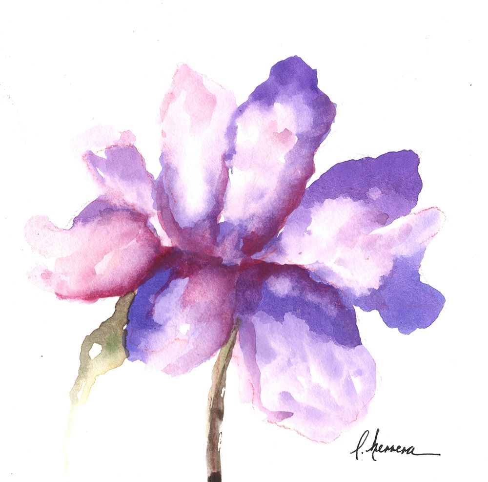 Flor Morada art print by Leticia Herrera for $57.95 CAD