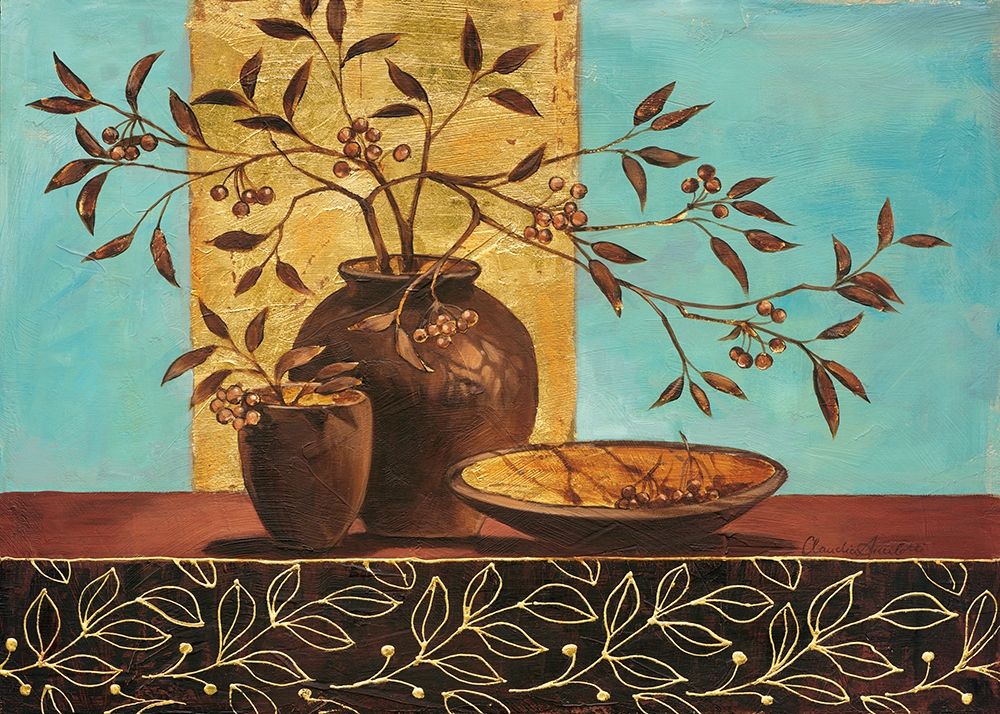 Leaf Lounge art print by Claudia Ancilotti for $57.95 CAD