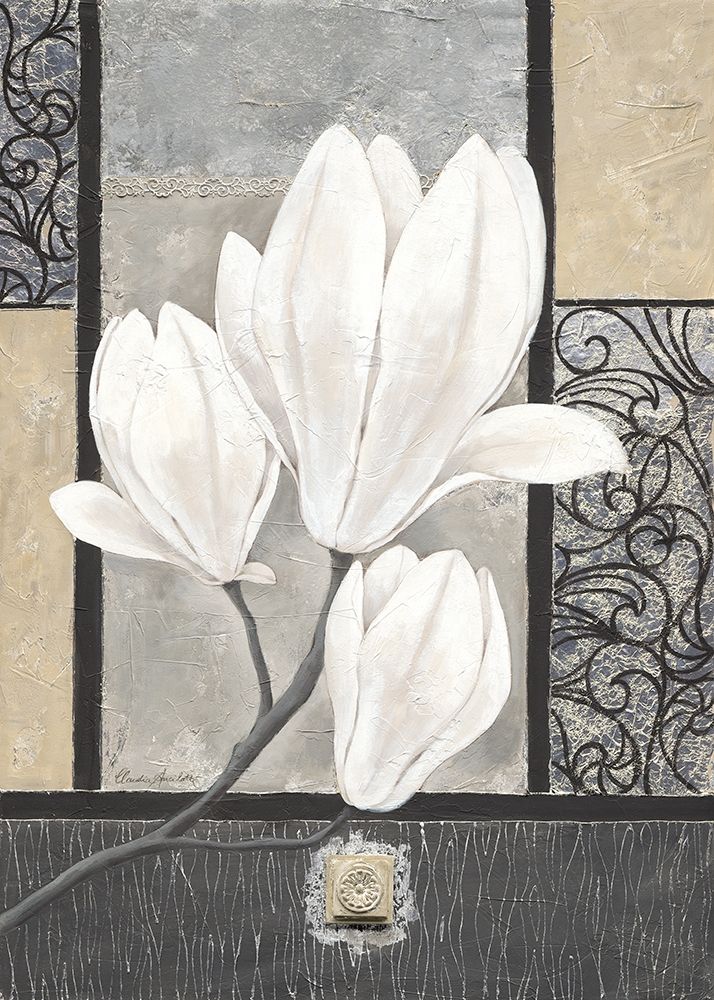 White Magnolia art print by Claudia Ancilotti for $57.95 CAD