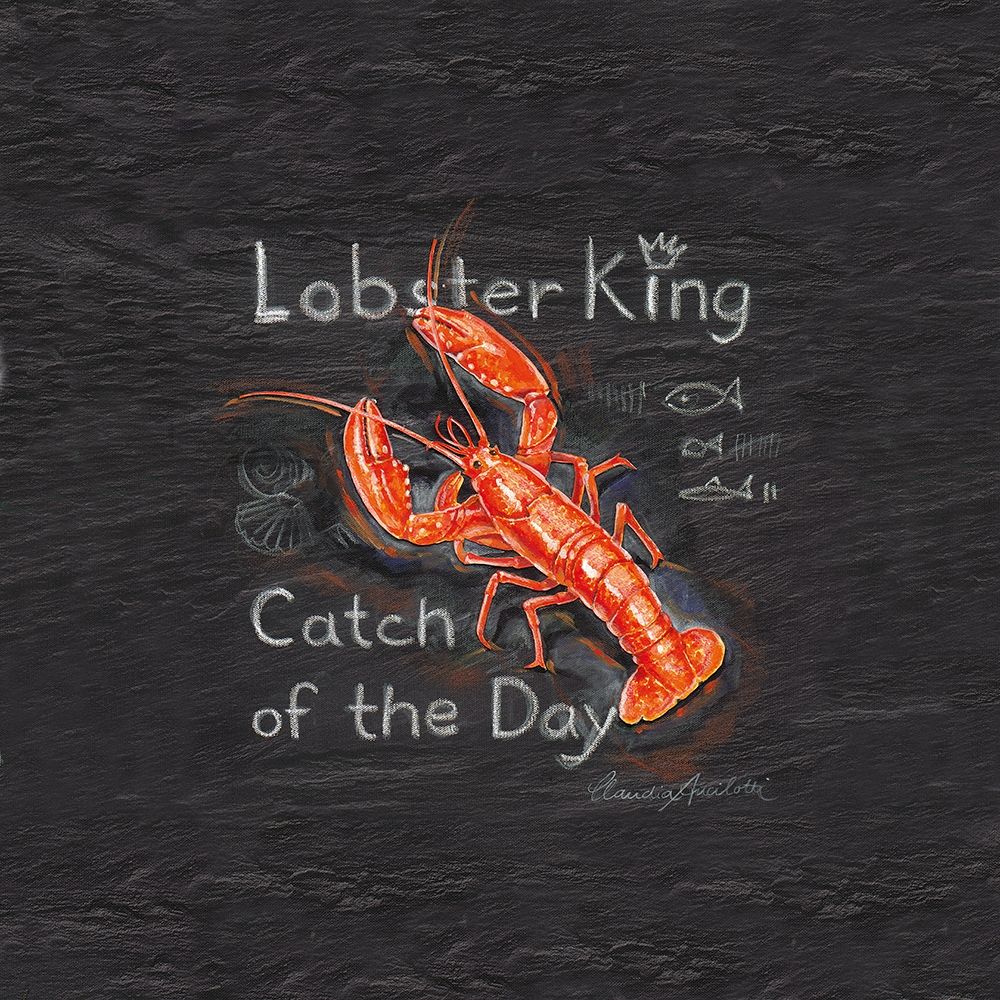 Lobster King art print by Claudia Ancilotti for $57.95 CAD