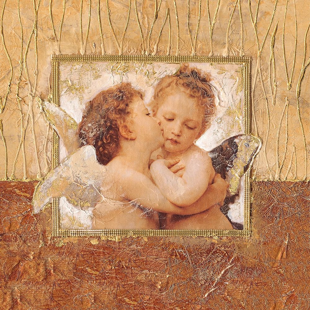 Christmas Kiss art print by Claudia Ancilotti for $57.95 CAD
