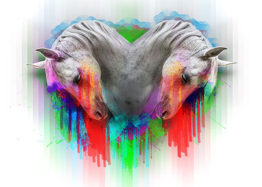 Horses 2 art print by Henk van Gog for $57.95 CAD